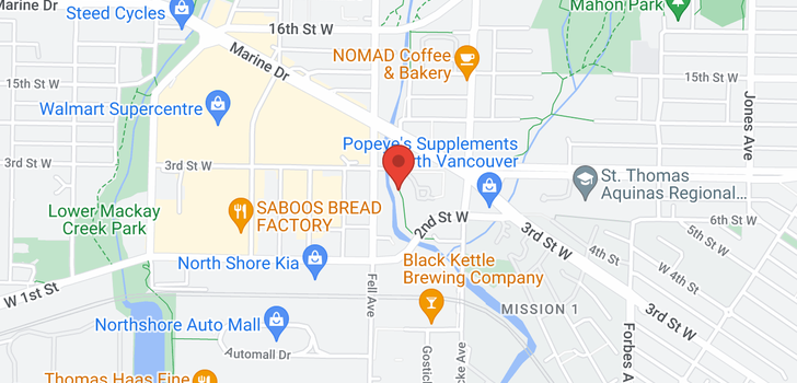 map of 405 733 W 3RD STREET